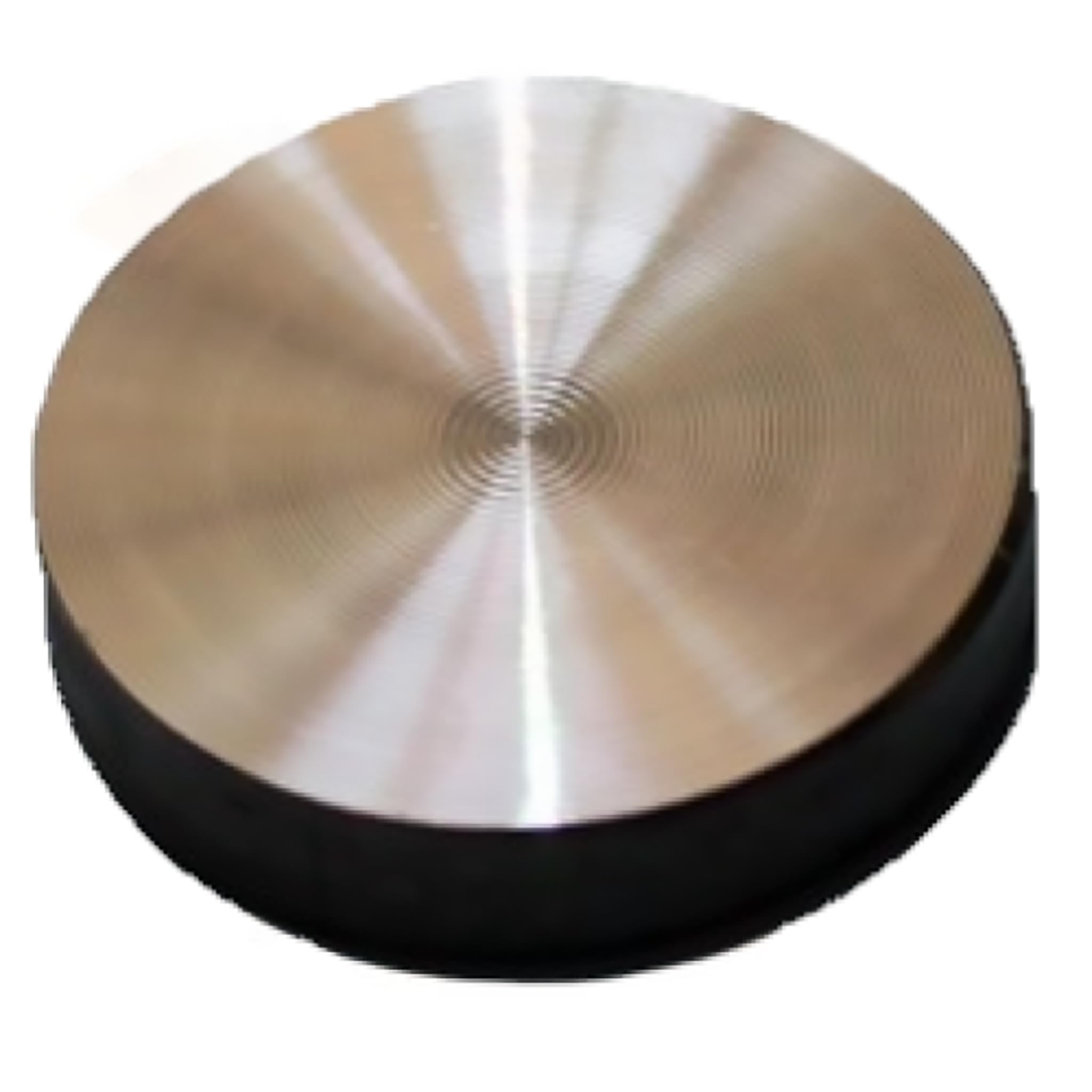 RiseOm Steel Round Mirror Cap Silver