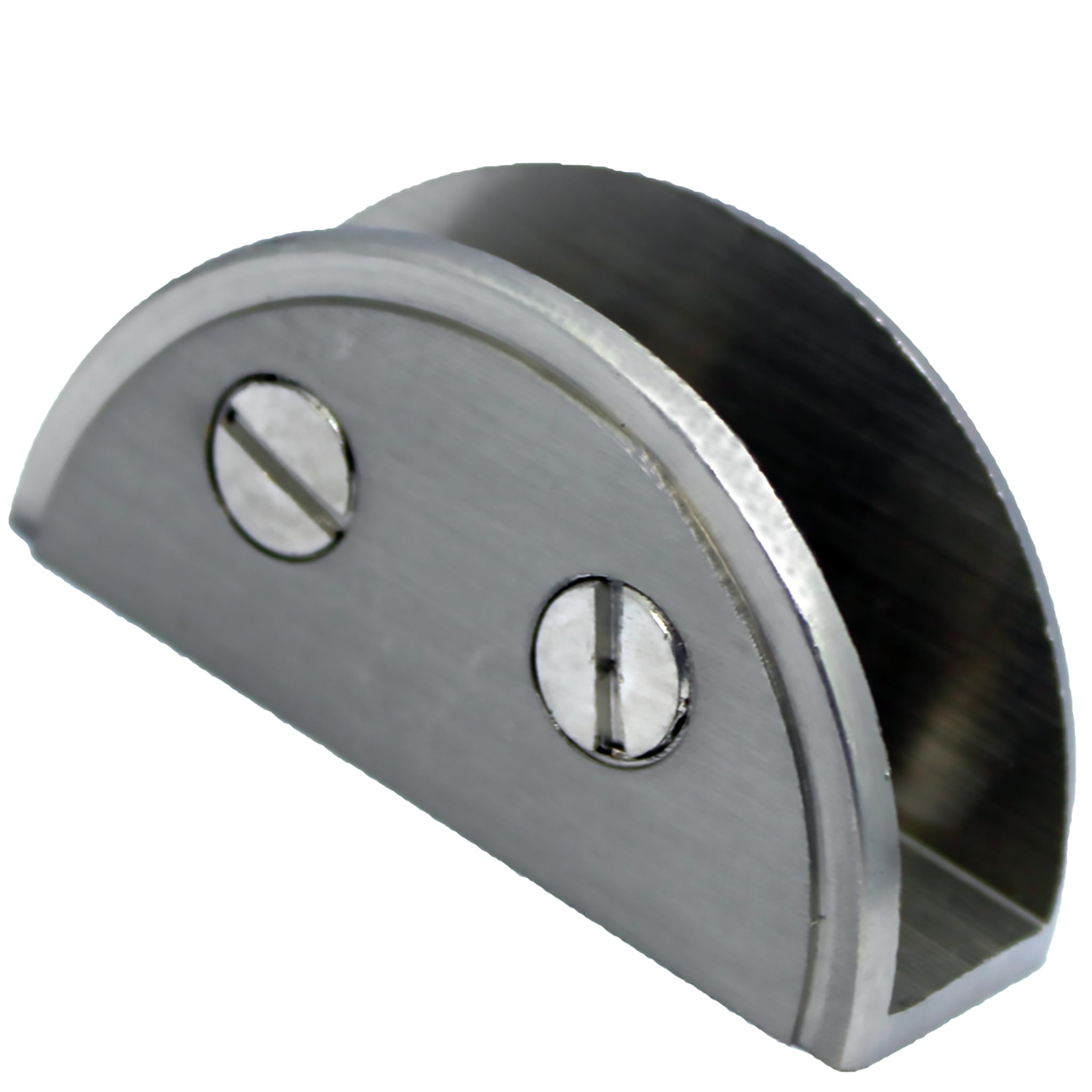 RiseOm Brass D Bracket/D Clamp Bracket for Glass