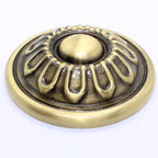 RiseOm Door Dome,Doom for Doors Decoration and Pooja Room Sunflower Dome Made of Brass