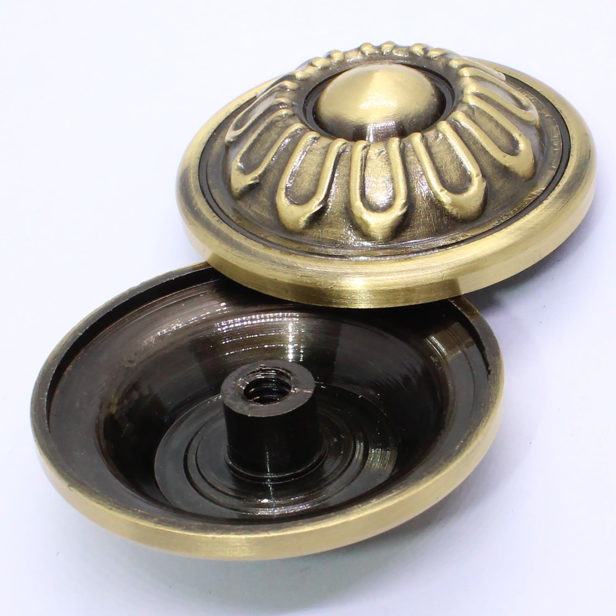 RiseOm Door Dome,Doom for Doors Decoration and Pooja Room Sunflower Dome Made of Brass