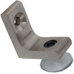 RiseOm Steel L Shelf Button,L bat for Cabinet and Shelving Support Brackets