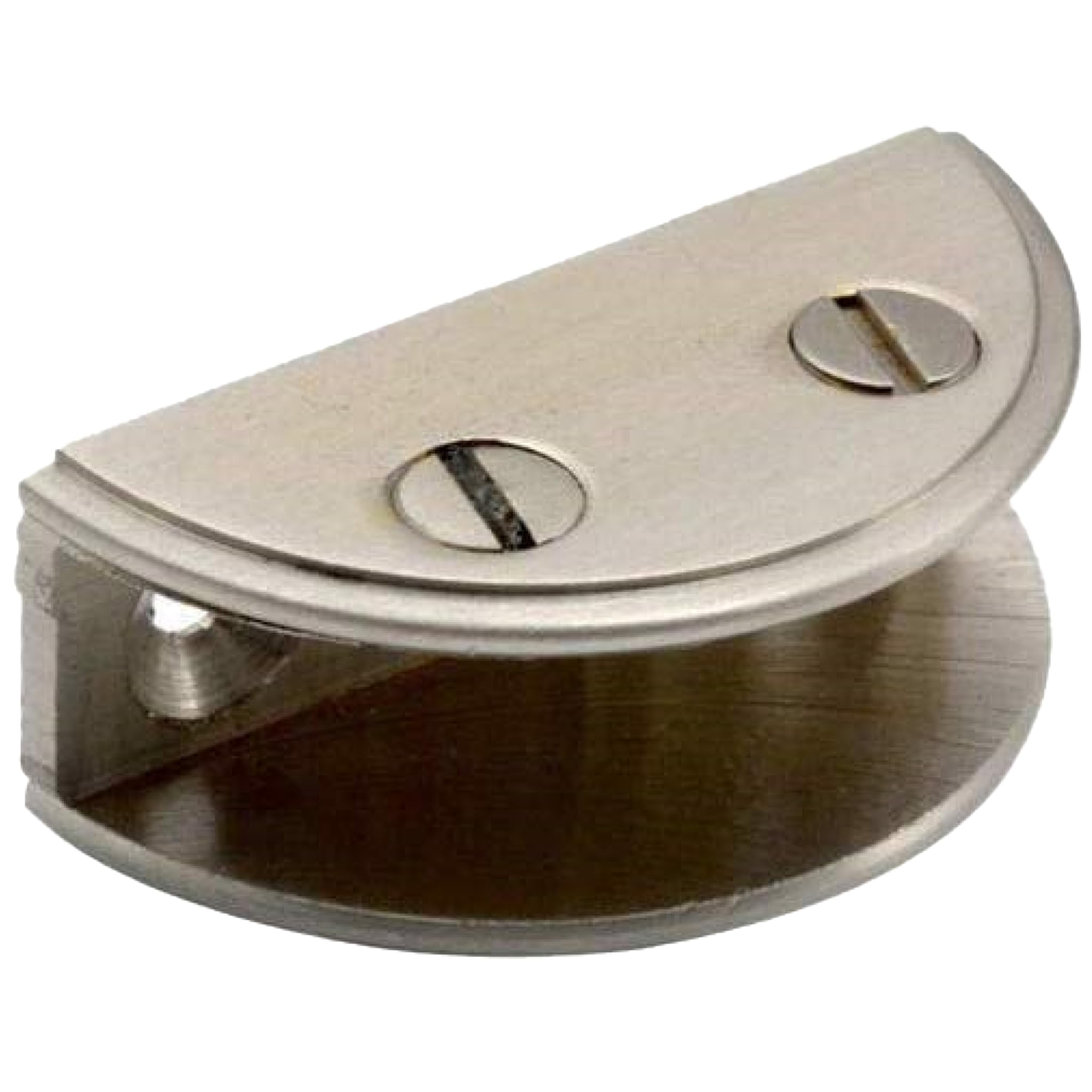 RiseOm Brass D Bracket/D Clamp Bracket for Glass
