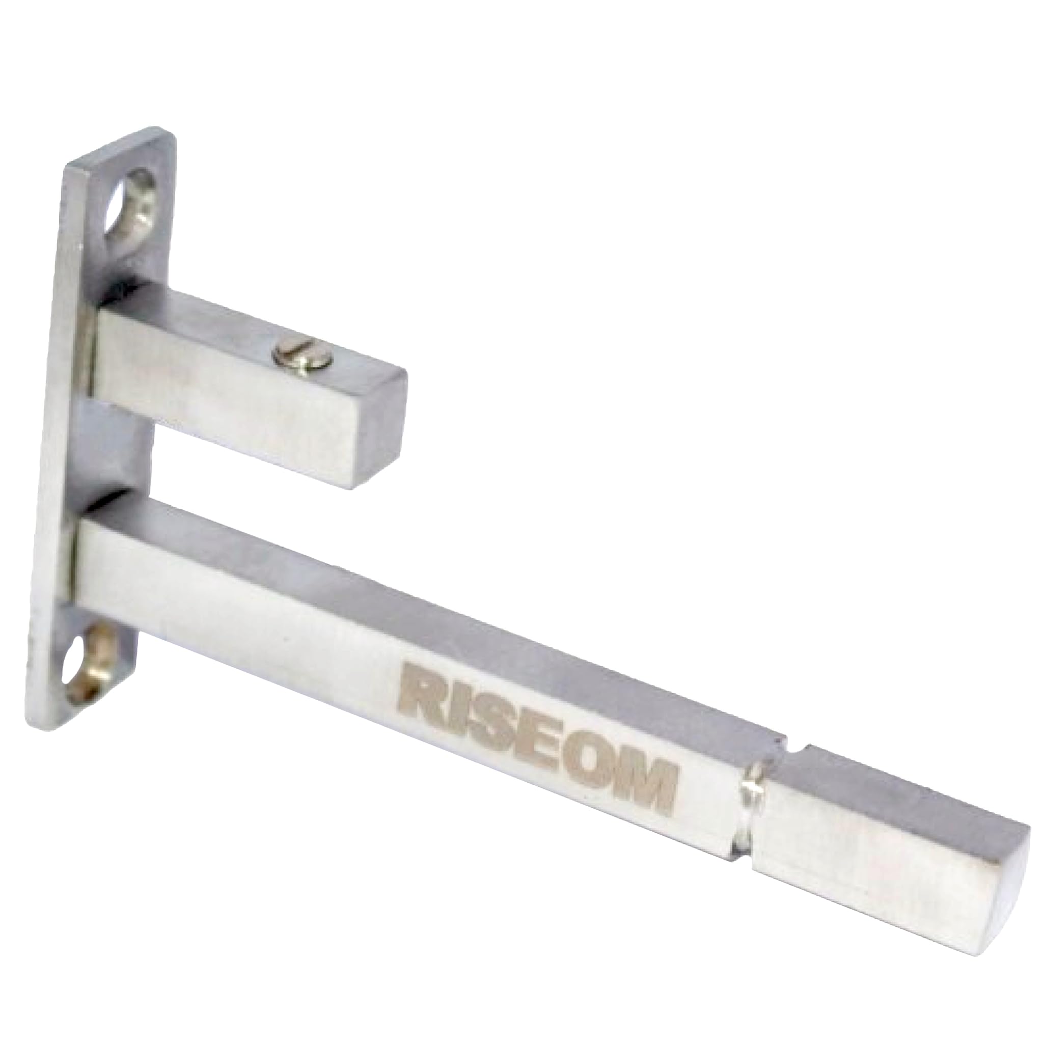 RiseOm Steel Heavy Fix Size F Bracket/Glass Shelf Support / 9.5 mm Rod Thickness