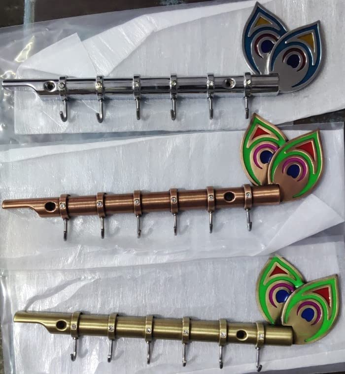 RISEOM Key Holder/Key Stands/Hooks for Home & Office Flute Design