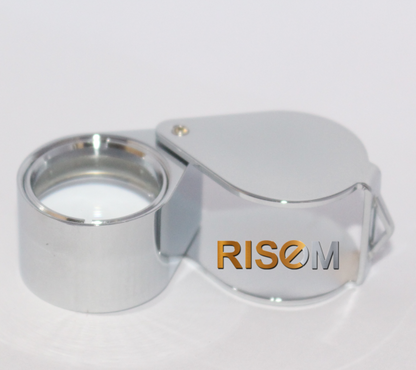 RiseOm Jewelers Eye Loupe,10X Magnifier, Jewelry Magnifier for Gems,Jewelry,Coins,Stamps Made Of Brass - RiseOm Hardware