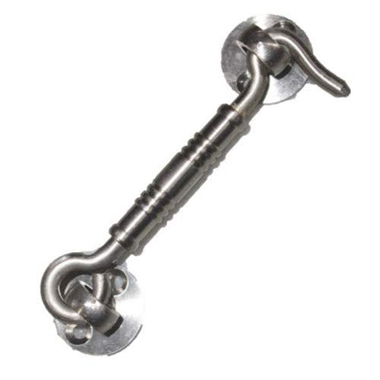 RiseOm Brass Gate Hook/Window Hook for Double Doors Gates/Windows - RiseOm Hardware