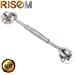 RiseOm Brass Gate Hook/Window Hook for Double Doors Gates/Windows - RiseOm Hardware