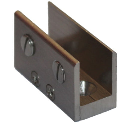 RiseOm Rectangular Shape Glass Clip Clamp Bracket/U Bracket Made of Brass - RiseOm Hardware