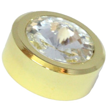 RiseOm Round Diamond Mirror Cap/Nails Decorative/Mirror Nail Decorative Cover Made Of Brass - RiseOm Hardware