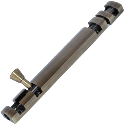 RiseOm Tower Bolt/Sliding Latch Lock Xylo Design Made Of Brass - RiseOm Hardware